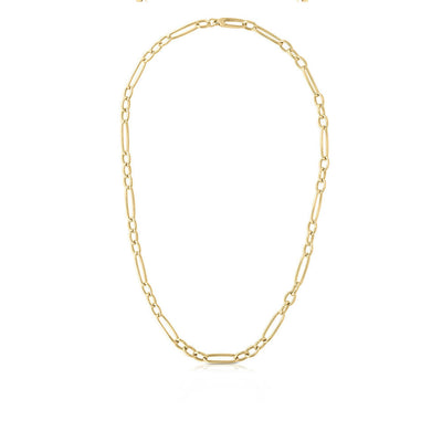 Roberto Coin Alternating Oval Link Necklace - Roberto Coin product