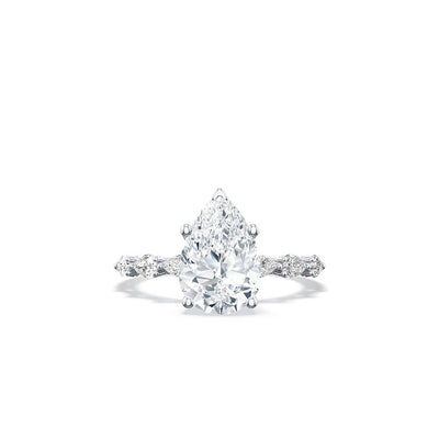 Tacori Sculpted Crescent Pear Pavé Ring - Tacori product