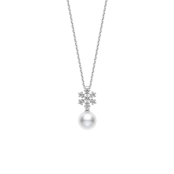 Mikimoto Classic Collection Akoya Pearl and Diamond Pendant