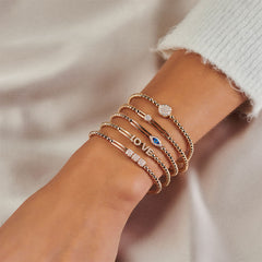 Hulchi Belluni Tresore Evil Eye Stretch Bracelet