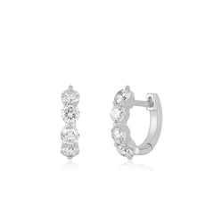 EF Collection Jumbo Diamond Huggies