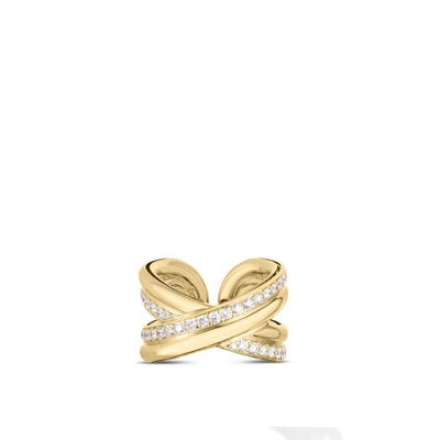 Roberto Coin Cialoma Collection 18K Yellow Gold Ring With Diamonds - Roberto Coin product