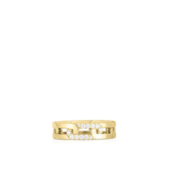 Roberto Coin Navarra Diamond Link Band Ring