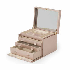 WOLF Palermo Large Jewelry Box in Rose Gold