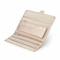 WOLF Palermo Jewelry Roll in Rose Gold