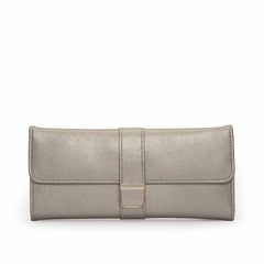 WOLF Palermo Jewelry Roll in Pewter