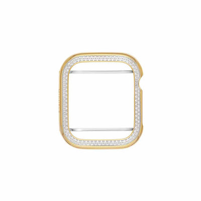 Michele Apple Watch Series 7-9 41mm Diamond Jacket in Yellow Gold - Michele product