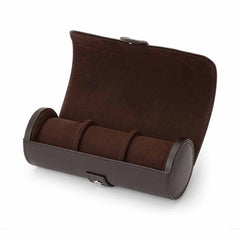 WOLF Blake Watch Roll in Brown