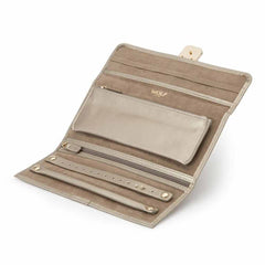 WOLF Palermo Jewelry Roll in Pewter