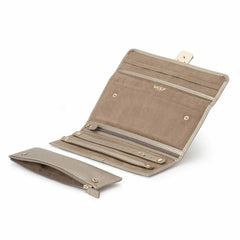 WOLF Palermo Jewelry Roll in Pewter