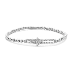 Hulchi Belluni Hamsa 18K Tresore Stretch Bracelet