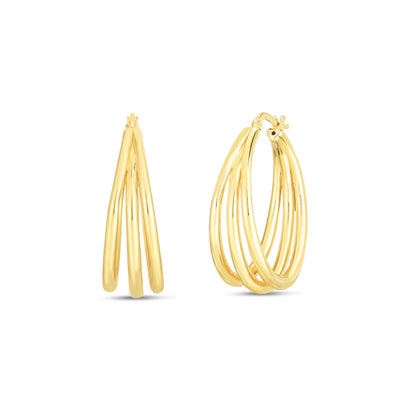 Roberto Coin Triple Hoop Earrings - Roberto Coin product