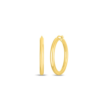 Roberto Coin Wide Hoop Earrings – 40mm - Roberto Coin product