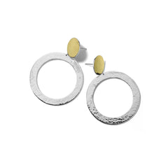 Ippolita Chimera Open Disc Two Tone Dangle Earrings