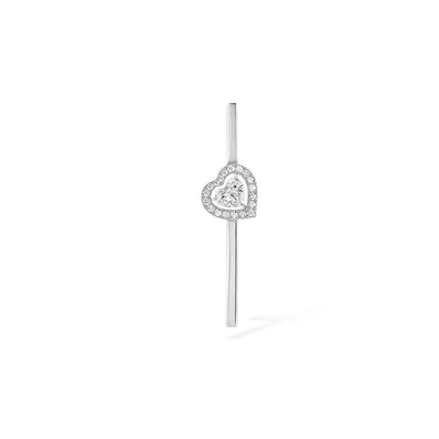 Messika Joy Coeur Diamond Heart Bar Single Earring - Messika product