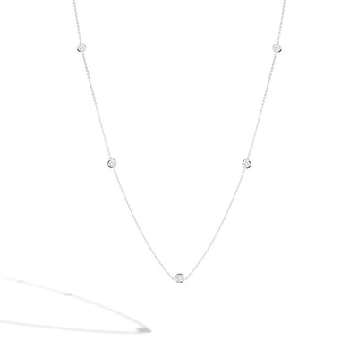 Roberto Coin Diamonds By The Inch White Gold Necklace .25ctw - Roberto Coin product