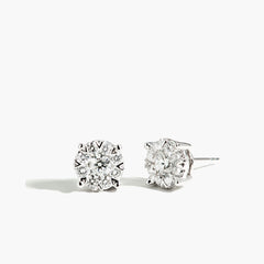 3 Carat Look Illusion Diamond Studs (1.00ctw)