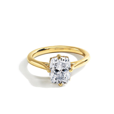 2 Carat Cushion Cut Diamond Compass Engagement Ring - Private Label product
