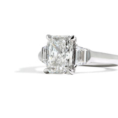 3.03 Radiant-Cut Lab Grown Diamond Engagement Ring