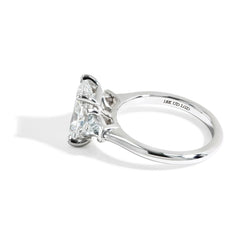 3.03 Radiant-Cut Lab Grown Diamond Engagement Ring