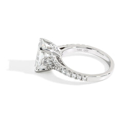 3 Carat Radiant Cut Three Stone Lab Grown Diamond Engagement Ring