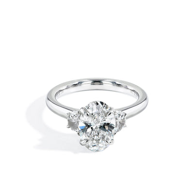 2.02 Carat Three Stone Lab Grown Diamond Engagement Ring - Private Label product