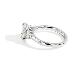 2.02 Carat Three Stone Lab Grown Diamond Engagement Ring