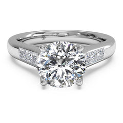 Ritani Channel-Set Diamond Engagement Mounting