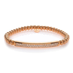 Hulchi Belluni Tresore Stretch Gold Diamond Bracelet