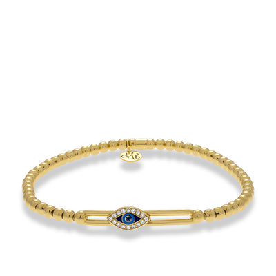 Hulchi Belluni Tresore Evil Eye Stretch Bracelet - Hulchi Belluni product