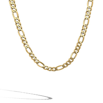 Flat Gold Figaro Chain - 20 Inch - Private Label product