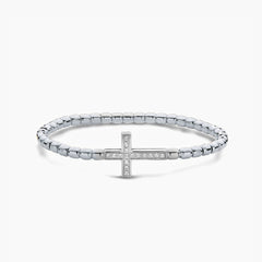 Hulchi Belluni Tresore Element Cross Bracelet