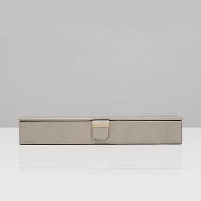 Wolf Palermo Pewter Leather Safe Deposit Box - Wolf product