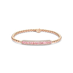 Hulchi Belluni Tresore Pink Sapphire Stretch Bracelet