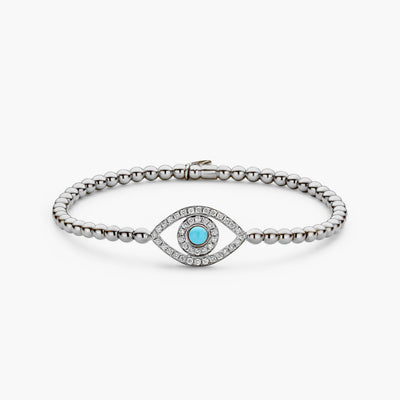 Hulchi Belluni Element Evil Eye Yellow Gold Bracelet - Hulchi Belluni product
