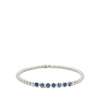 Hulchi Belluni Tresore Blue Sapphire Bezel Bracelet - Hulchi Belluni product