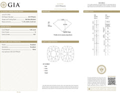 4.06 Old Mine Brilliant Cut Diamond, G VS2, GIA Certified