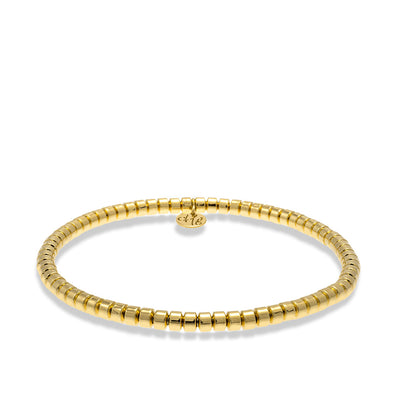 Hulchi Belluni Tresore Men's Yellow Gold Stretch Bracelet - Hulchi Belluni product
