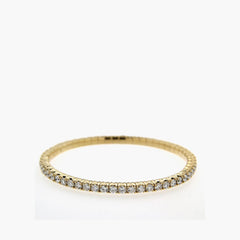 Hulchi Belluni 18k Gold Stretch Bracelet with 6.00ct Diamonds