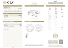 1 Carat Round Diamond Cushion Halo Engagement Ring - I/SI2 GIA Certified