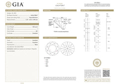 1 Carat Round Diamond Cushion Rose Engagement Ring - I/SI2 GIA Certified