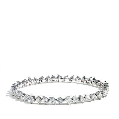 Fancy Shape Diamond Tennis Bracelet - Private Label product
