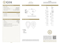 1.01 Carat Pear Shape Halo Engagement Ring - J/SI2 GIA Certified