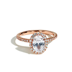 The Halo Pavé Engagement Ring