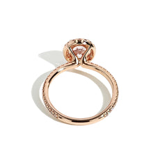 The Halo Pavé Engagement Ring