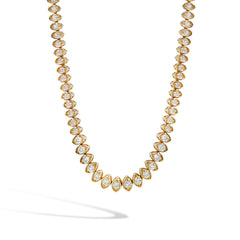 Marquise Diamond Bezel Necklace