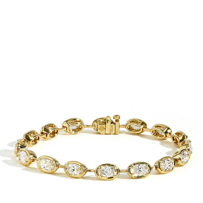 Rahaminov Oval Diamond Bezel Tennis Bracelet - Rahaminov product