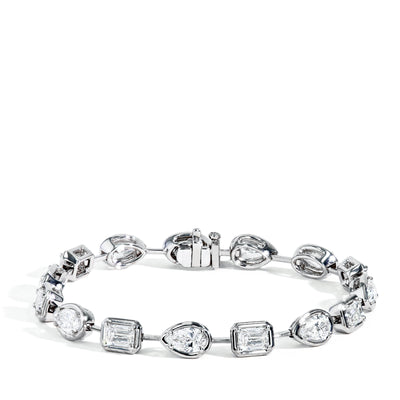 Rahaminov 7.60 Carat GIA Fancy Shape Bezel Diamond Bracelet - Rahaminov product