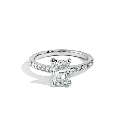 Two Carat Lab Grown Radiant Diamond Engagement Ring - Private Label product