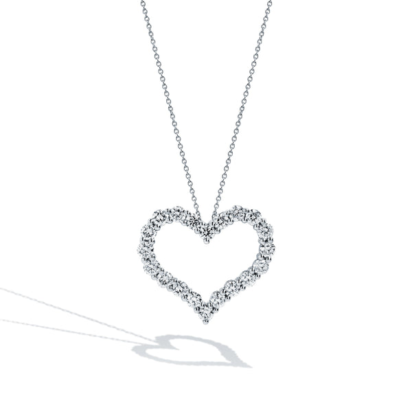 Diamond Heart Necklace - 2.00 ctw